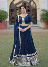 Superhuman Lehenga Choli in Teal